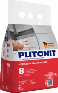 Купить PLITONIT В усиленный армирующими волокнами для керамогранитной и керамической плитки, класс С1Т 5 кг  (168шт/подд.) оптом в Москве от производителя