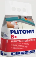 Купить PLITONIT В+ Клей для крупноформатного керамогранита и натурального камня, класс С2ТЕ 5 кг  (168шт/подд.) оптом в Москве от производителя