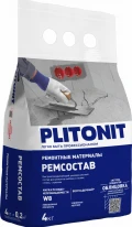 Купить PLITONIT РемСостав -4 универсальный 4 кг  (224шт/подд.) оптом в Москве от производителя