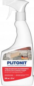 Купить PLITONIT Средство для очистки межшовных затирок и натурального камня 0,5л (576шт/подд.) оптом в Москве от производителя