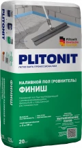 Купить PLITONIT Финиш Ровнитель быстротвердеющий самовыравнивающийся финишный 20 кг  (48шт/подд.) оптом в Москве от производителя