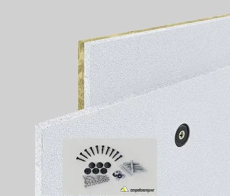 Купить Звукоизоляционная Панель SoundGuard Gipslock 30  1200х600х30 мм с крепежом оптом в Москве от производителя