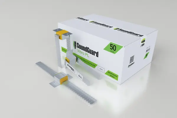 Купить Виброизоляционное крепление SoundGuard Vibro PL (50шт/уп) оптом в Москве от производителя