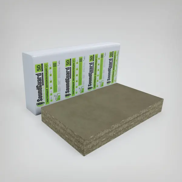 Купить SoundGuard ЭкоАкустик 30 Плита звукопоглощающая 1250х600х50мм (4шт/0,15м.куб/3 м.кв) оптом в Москве от производителя