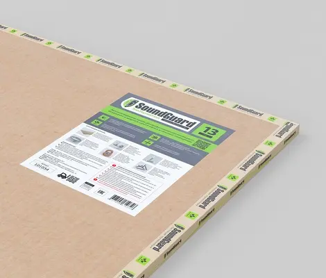 Купить Звукоизоляционная панель SoundGuard ЭкоЗвукоИзол 1200х800х13 мм оптом в Москве от производителя