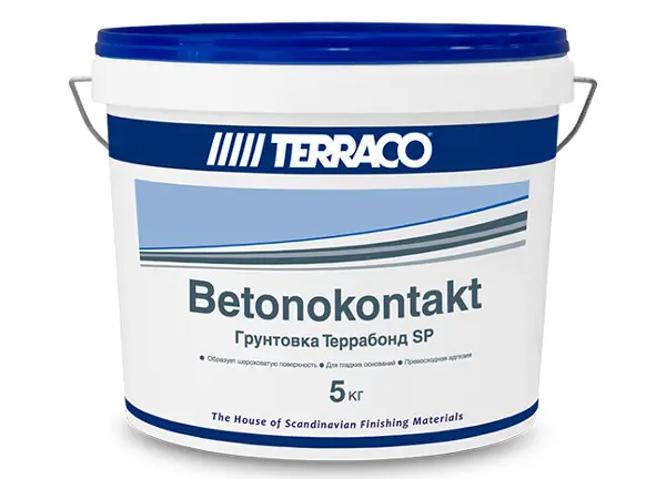 Купить Грунт адгезионный TERRACO Террабонд SP, 5 кг оптом в Москве от производителя