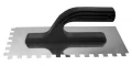 Купить Гладилка 130х280мм нержавеющая зубчатая 8мм БИБЕР 35314 оптом в Москве от производителя