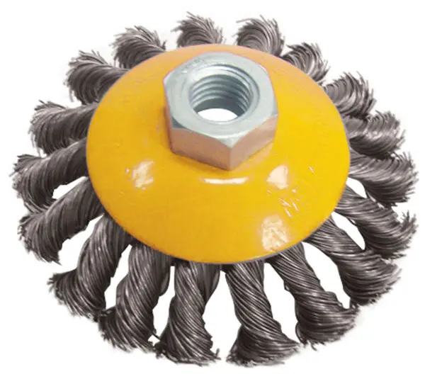 Купить Щетка-крацовка БИБЕР 70977 дисковая витая 100мм, М14 для УШМ (25/100) оптом в Москве от производителя