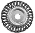 Купить Щетка-крацовка БИБЕР 70984 дисковая витая 178мм, посадка отверстие 22мм (12/24) оптом в Москве от производителя