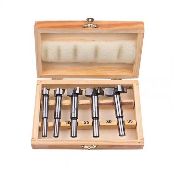 Купить Фрезы Форстнера (набор 5шт) (10,15,20,25,35мм) БИБЕР 71207 оптом в Москве от производителя