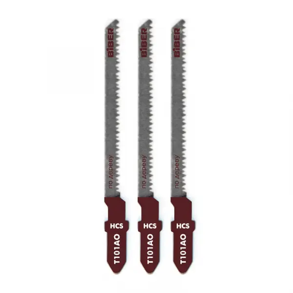 Купить Пилки эл.лобз. д/древ.БИБЕР 85271 56/1,4мм  Т101АО фигурн.чист.рез  3шт оптом в Москве от производителя