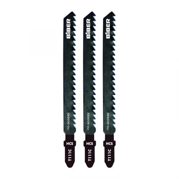 Купить Пилки эл.лобз. д/древ.БИБЕР 85276 74/3мм  Т111С быстр.рез 3шт (25/200) оптом в Москве от производителя