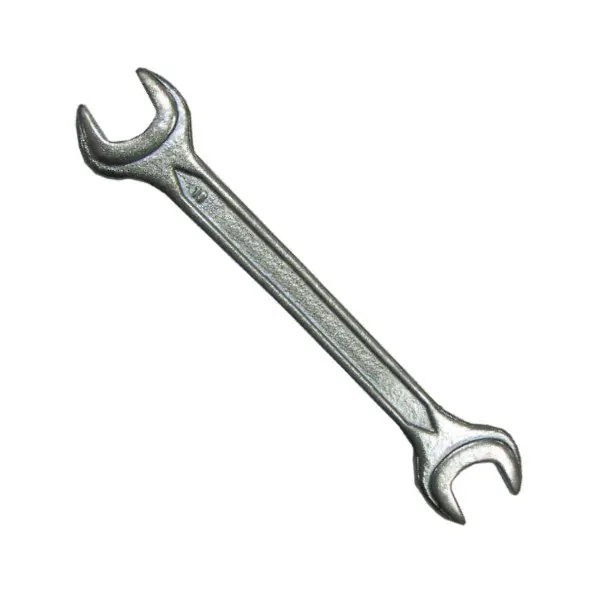 Купить БИБЕР 90610 Ключ гаечный рожковый, кованый, оцинкованный 17х19мм (6/240) оптом в Москве от производителя