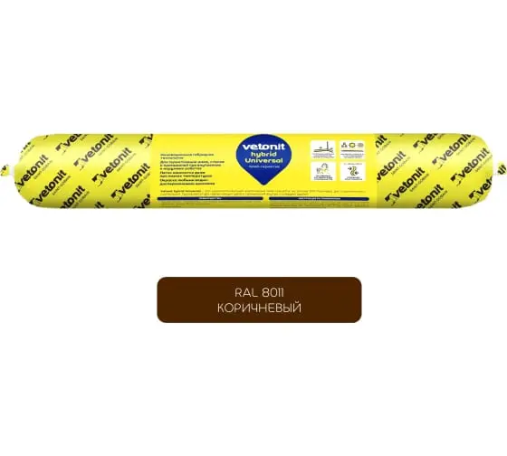 Купить ВЕТОНИТ Герметик гибридный Hybrid Universal коричневый RAL 8011 500мл оптом в Москве от производителя