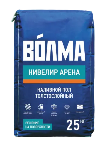Купить Наливной пол Волма Нивелир Арена толстослойный, 25 кг оптом в Москве от производителя