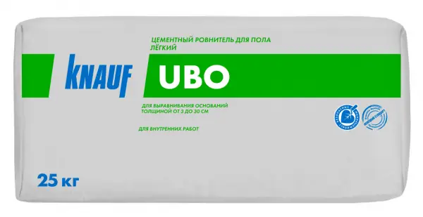 Купить Стяжка пола КНАУФ-УБО цементная легкая, 25 кг оптом в Москве от производителя