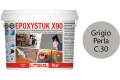 Купить Литокол Epoxystuk Х90 Эпоксидная затирка C.30 Grigio Perla (Жемчужно-серый) 10кг оптом в Москве от производителя
