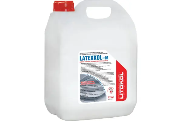Купить Литокол LATEXKOL - м Добавка латексная для цементных клеевых смесей 3.75кг оптом в Москве от производителя
