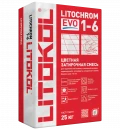 Купить Литокол Litochrom 1-6 EVO LE.105 затирочная смесь Серебристо-серый  25кг оптом в Москве от производителя