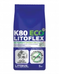 Купить Клей для плитки Litokol Litoflex K80 ECO беспылевой 5 кг оптом в Москве от производителя
