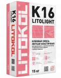 Купить Клей для плитки Litokol Litolight K16 15 кг оптом в Москве от производителя