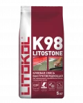 Купить Клей для плитки Litokol Litostone K98 Серый быстротвердеющий 5 кг оптом в Москве от производителя