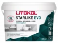 Купить Литокол Starlike Evo Эпоксидная затирка S.102 BIANCO GHIACCIO (светло-серый) 2,5кг оптом в Москве от производителя