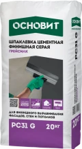 Купить Шпатлевка цементная Основит Грейсилк РС31 G финишная, 20 кг оптом в Москве от производителя