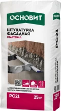Купить Штукатурка фасадная Основит Стартвэлл РС21 цементно-известковая, 25 кг оптом в Москве от производителя