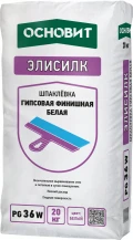 Купить Шпаклевка гипсовая финишная Основит Элисилк PG36 W , 20 кг оптом в Москве от производителя