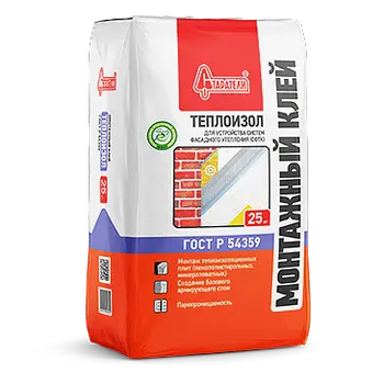 Купить Монтажный клей Старатели Теплоизол, 25 кг оптом в Москве от производителя