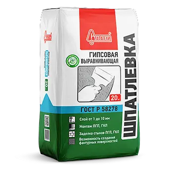 Купить Шпаклевка выравнивающая Старатели Гипсовая, 20 кг оптом в Москве от производителя