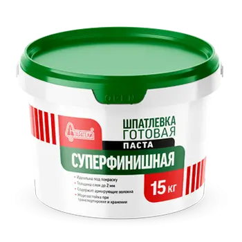 Купить Шпаклевка готовая суперфинишная Старатели, 15 кг оптом в Москве от производителя