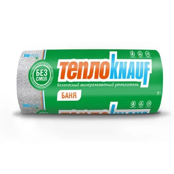 Купить ТЕПЛОКНАУФ БАНЯ Термо Ролл 040 50х1200х12500 (15м2=0,75м3) оптом в Москве от производителя