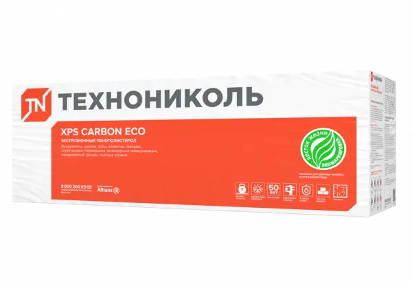 Купить Экструзионный пенополистирол ТехноНИКОЛЬ  XPS CARBON ECO SP LIGHT 2360*530*100-L. (4пл/5.4452м2/0,547520мЗ/уп) оптом в Москве от производителя