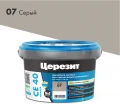 Купить Затирка эластичная водооттал. ЦЕРЕЗИТ CE 40 противогриб, №07 серая (2кг) оптом в Москве от производителя