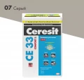Купить Затирка для плитки Церезит CE33 №07 серая, 25кг оптом в Москве от производителя