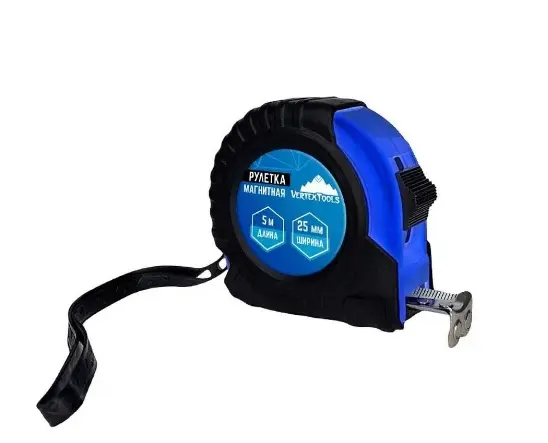 Купить VERTEXTOOLS РУЛЕТКА МАГНИТНАЯ  5мХ25мм (3120-05-25) оптом в Москве от производителя