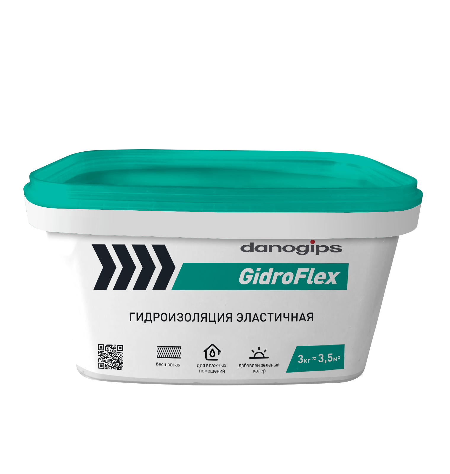 Гидроизоляция эластичная DANOGIPS GidroFlex 3 кг