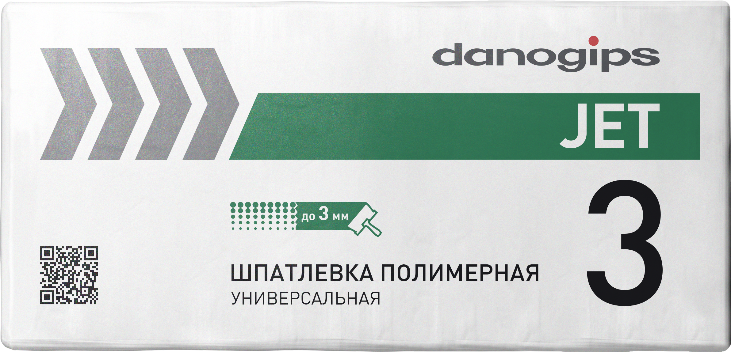 Шпатлевка полимерная универсальная DANOGIPS JET 3 (20 кг)