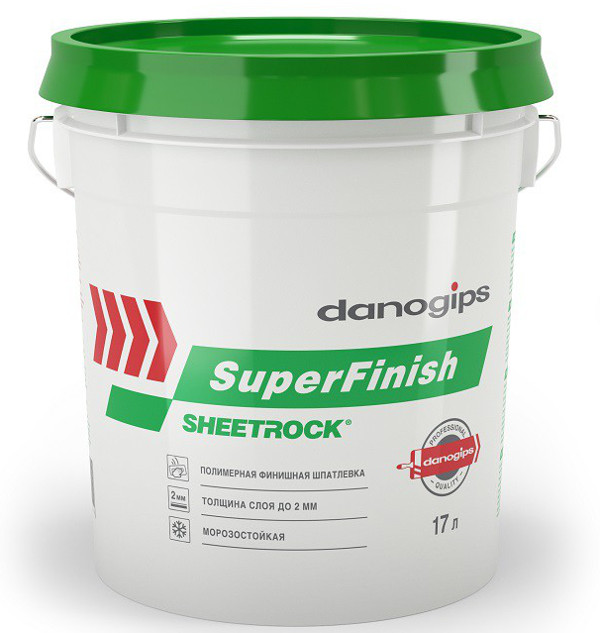 Шпаклевка готовая финишная DANOGIPS SuperFinish 18 кг(11л)