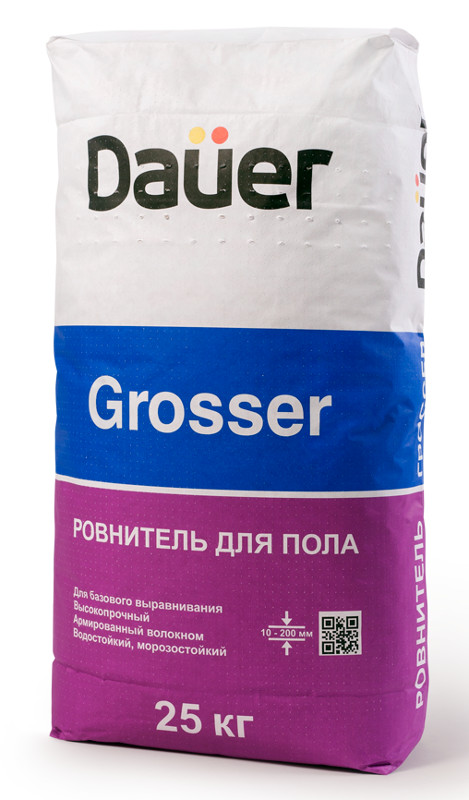 Ровнитель для пола Dauer GROSSER/ГРОССЕР, 25 кг купить оптом