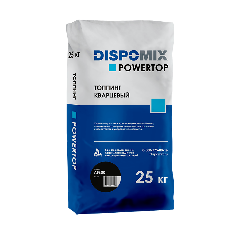 Топпинг кварцевый DISPOMIX Powertop AF600, 25 кг