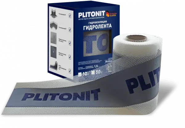 Купить PLITONIT ГидроЛента Гидроизоляционная лента 120 мм х 10м (1000шт/подд.) оптом в Москве от производителя