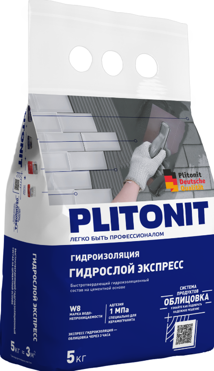 PLITONIT ГидроСлой экспресс 5 кг  (168шт/подд.)