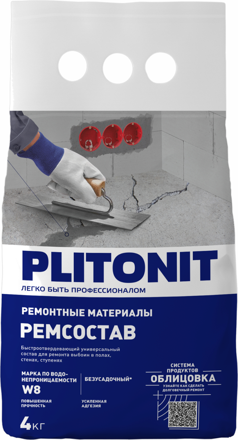 PLITONIT РемСостав -4 универсальный 4 кг  (224шт/подд.)