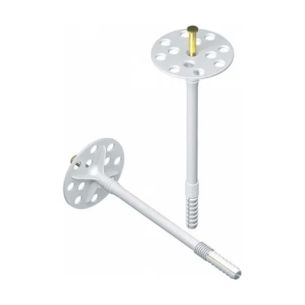 Купить Дюбель-гвоздь для изоляции 10х120мм (1000шт) с металлическим гвоздем оптом в Москве от производителя