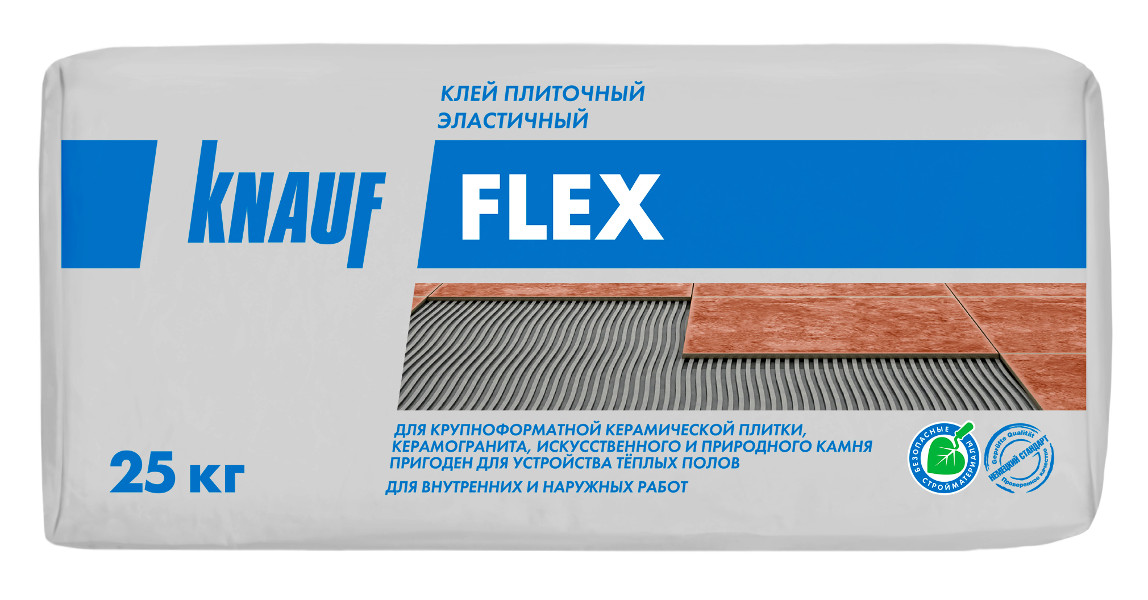 Клей плиточный КНАУФ-Флекс, 25 кг