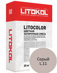 Литокол Litocolor затирка 1-5 L.11 Серый 20кг