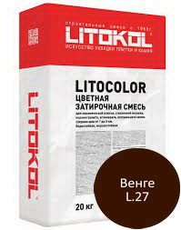 Литокол Litocolor затирка 1-5 L.27 Венге 20кг